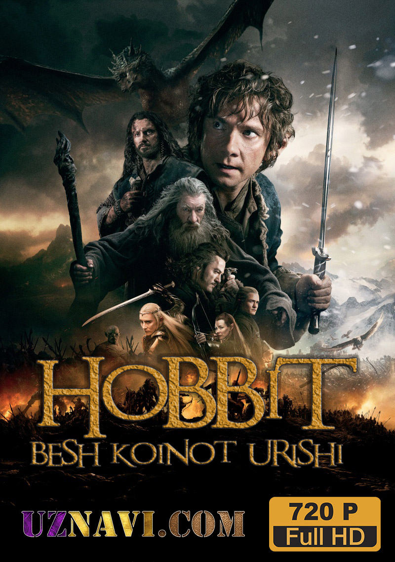 Hobbit-3: besh koinotning urushi (o'zbek tilida)HD SKACHAT