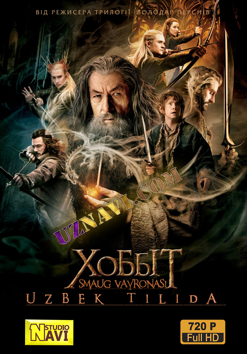 Hobbit :2 Smaug vayronasi(o'zbek tilida)HD смотреть онлайн